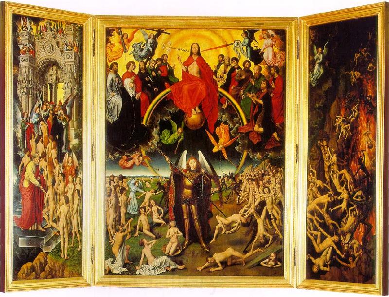Hans Memling The Last Judgment Triptych Norge oil painting art
